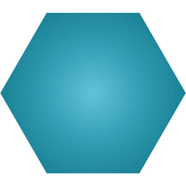 Hexágono azul 2